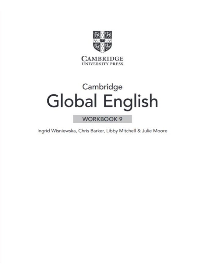 Cambridge Global English Workbook 9 with Digital Access - Second Edition - Paperback - Image 2